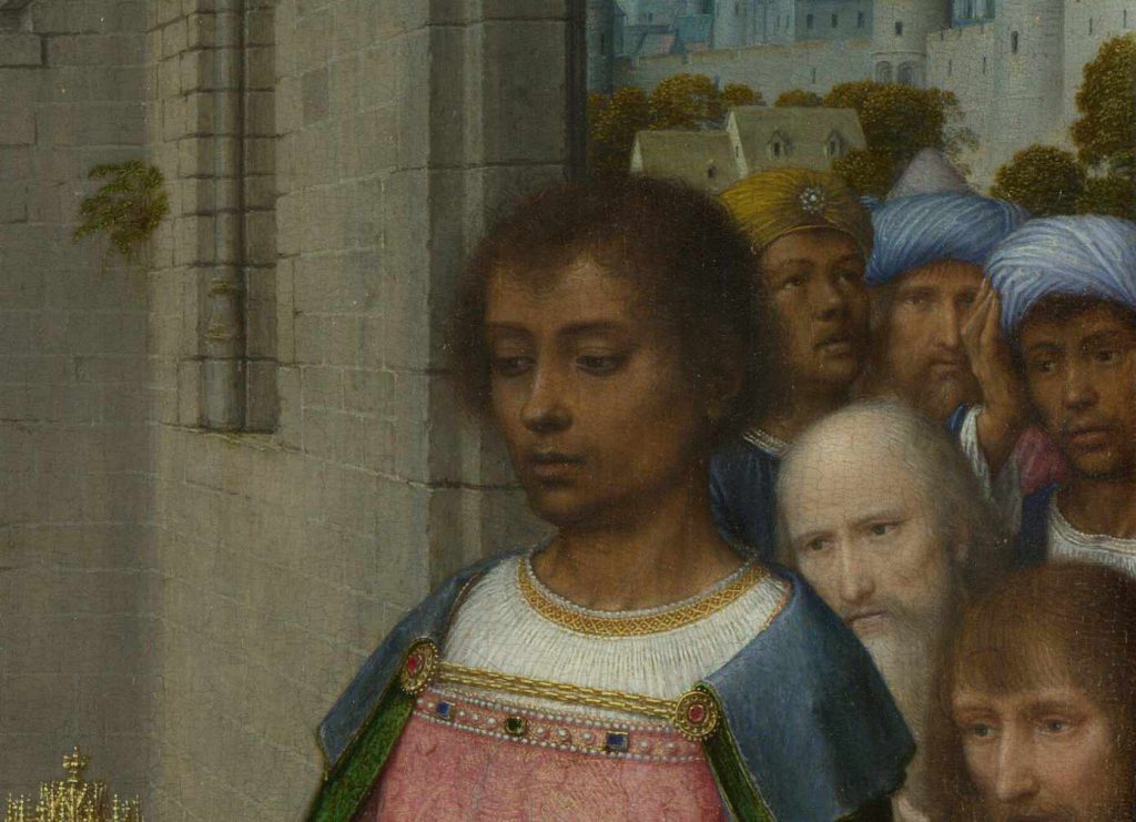 Gerard David-Pokłon - fragment 1