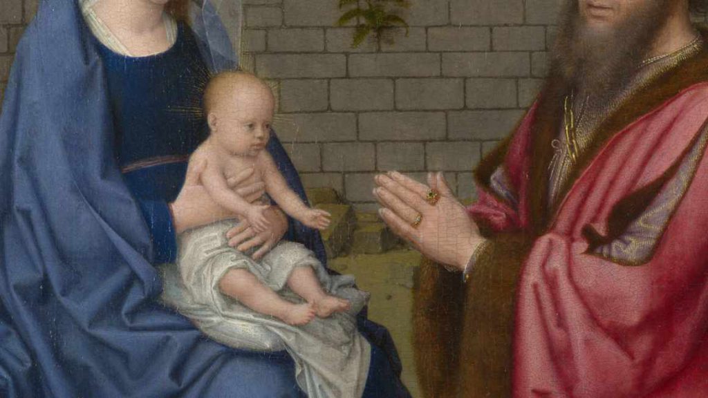 Gerard David-Pokłon - fragment