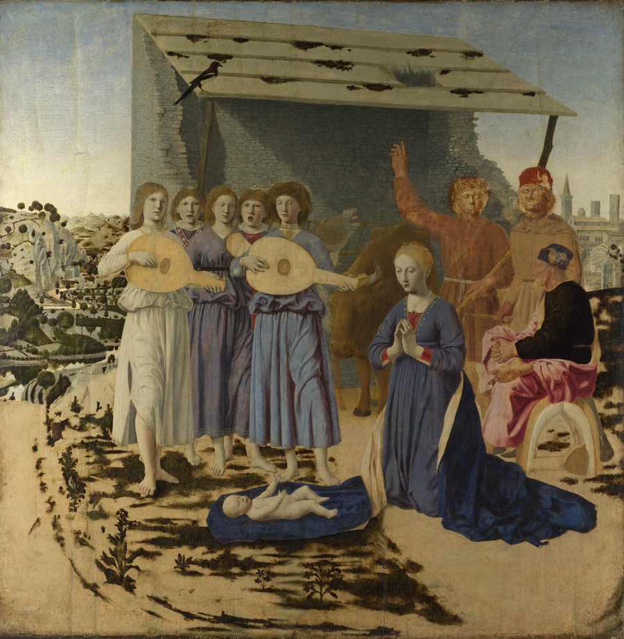 Piero della Francesca - Narodziny - obraz z 1470 roku